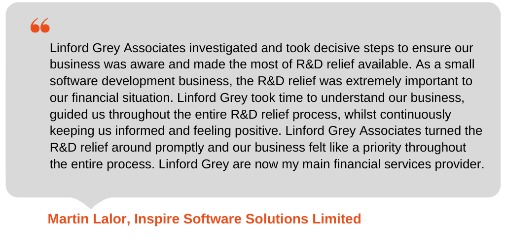 Testimonial from Inspire Software Solutions Limited