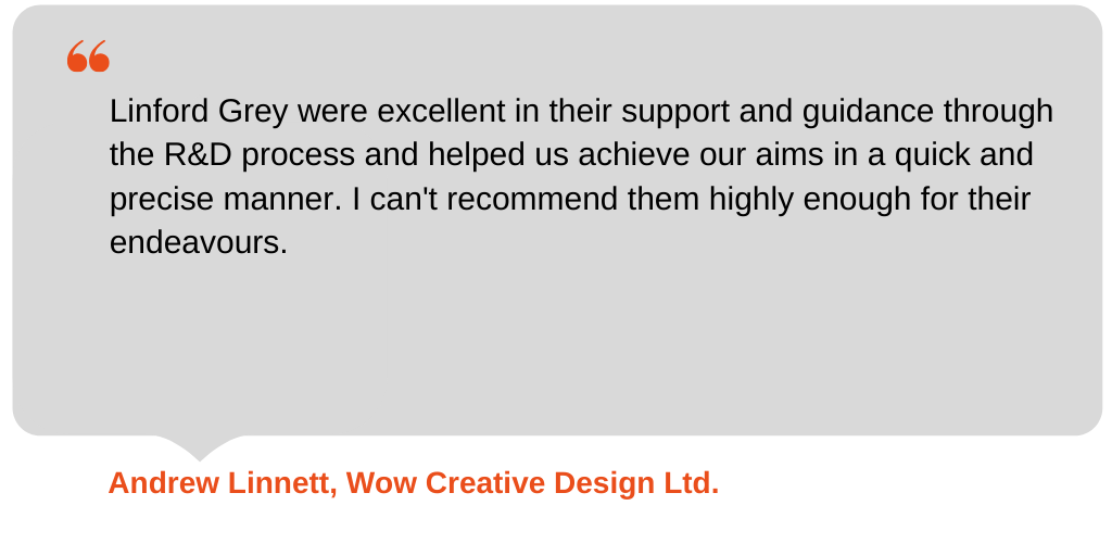 Testimonial from Wow Creative Design Ltd.